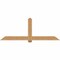 Ekena Millwork Eugene Smooth Timber Gable Bracket, Western Red Cedar, 84"W x 31"H x 3 1/2"D x 5 1/2"F, 9/12 Pitch GBW084X31X0406EUG00SWR - alternate 1